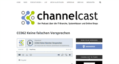 Desktop Screenshot of channelcast.de