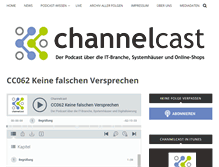 Tablet Screenshot of channelcast.de